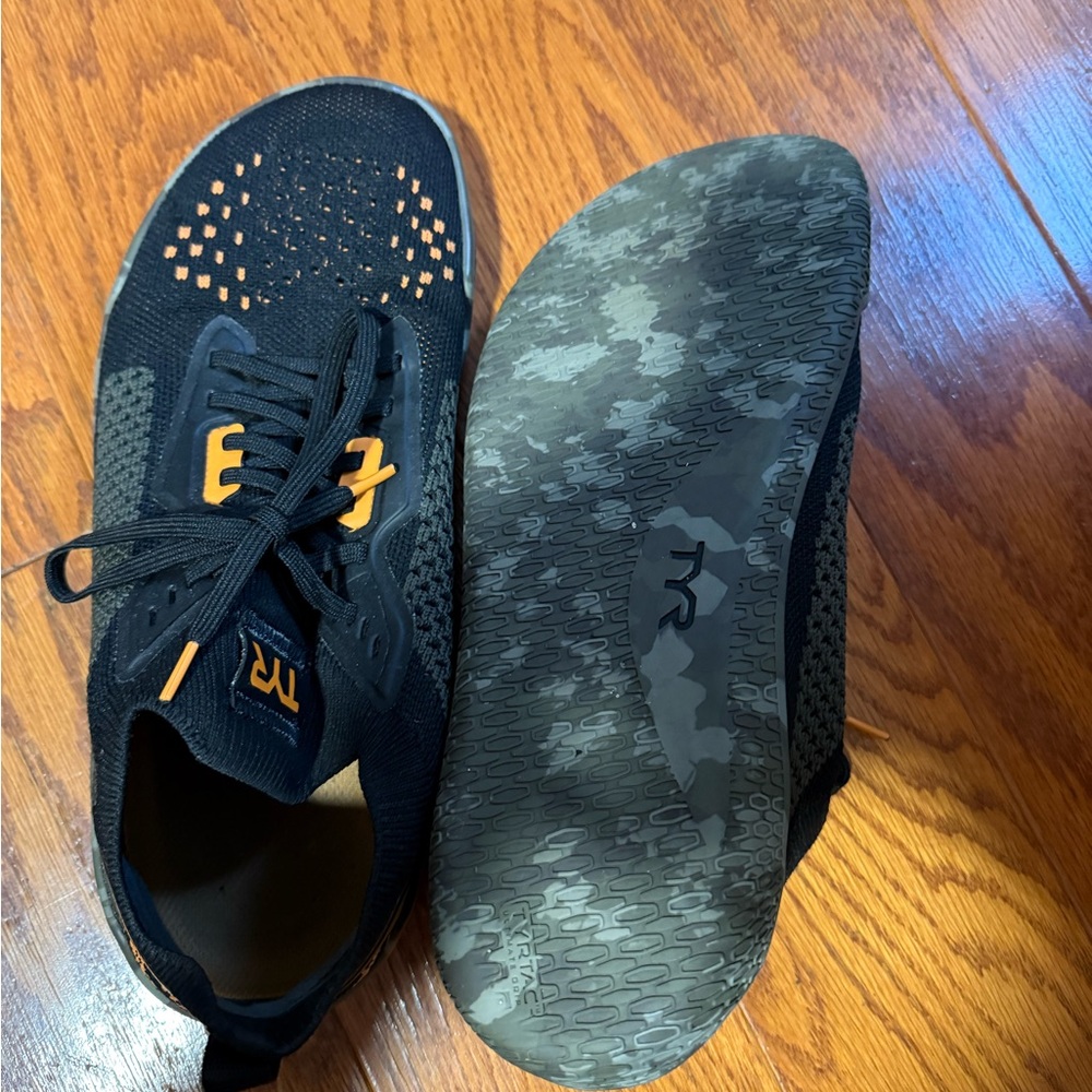 TYR Black and Orange Athletic Shoes